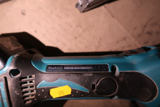 2 stk. akku håndværktøj MAKITA DJV181, BGA452 med 2 stk. batterier