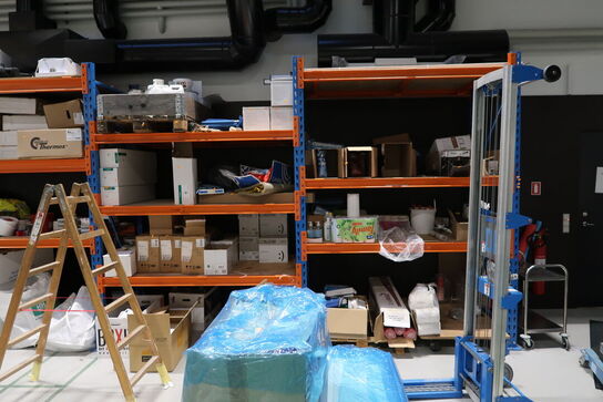 5 fag pallereoler uden indhold