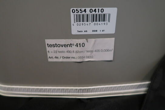 Luftstrømstragt TESTOVENT 410
