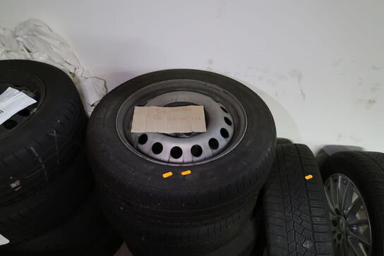 4 stk. fælge med dæk MICHELIN 195/65R16