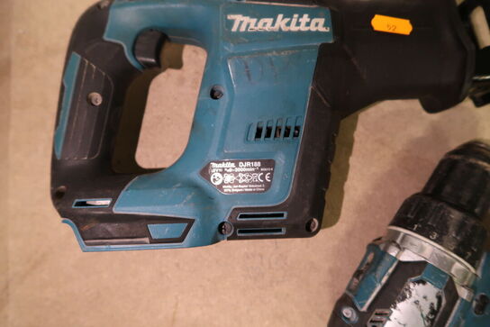 2 stk. akku håndværktøj MAKITA DJR188