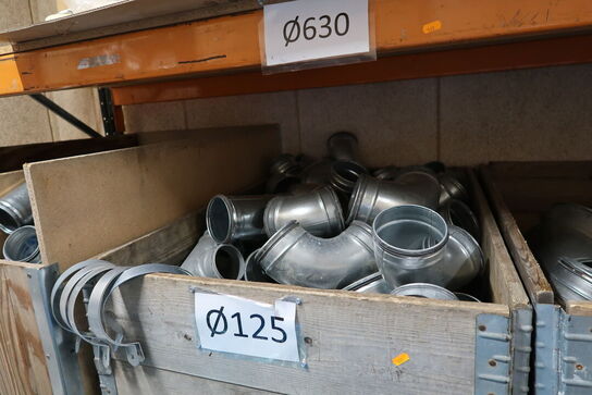 Palle med div. Ventilationsfittings