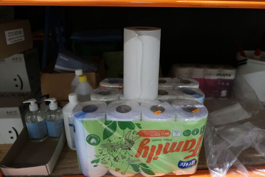 Div. Toiletpapir, rengøringsmidler m.m.