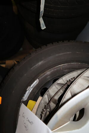 4 stk. fælge med dæk CONTINENTAL 205/60 R 16