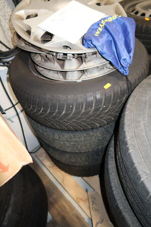 4 stk. fælge med dæk CONTINENTAL 205/60 R 16