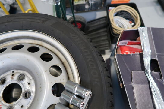 4 stk. fælge med dæk HANKOOK 225/55 R 17 C