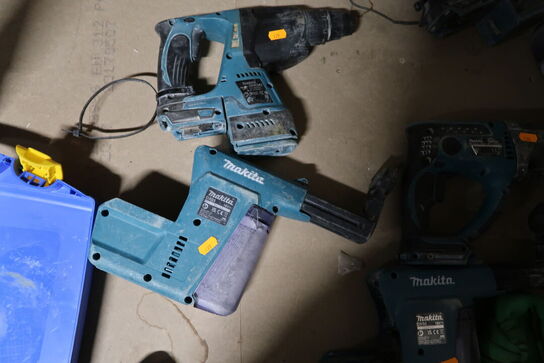 Akku borehammer MAKITA DHR242 med udsugningsadapter MAKITA