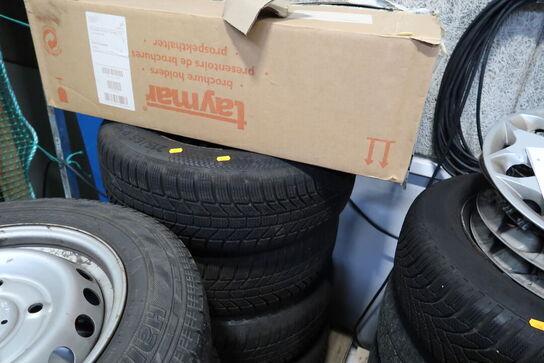 4 stk. fælge med dæk CONTINENTAL 215/65 R 16 T