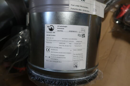 Palle med div. Brandspjæld RF-T Fire Damper CR60