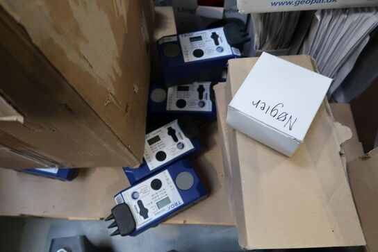 Palle med div. Varelager GEOPAL, TROX TECHNIK m.fl.