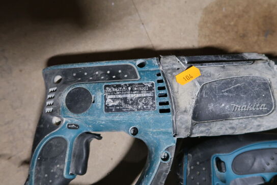 2 stk. akku håndværktøj MAKITA DHR202 m.fl.