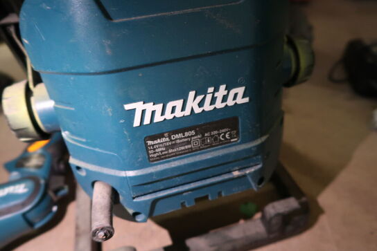 2 stk. arbejdslamper MAKITA DML185, DML805 med batteri