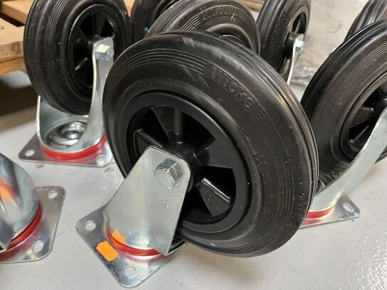 8. Stk. Nye Hjul med bremser