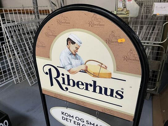 Butik Skilt  m. Cykel stativ