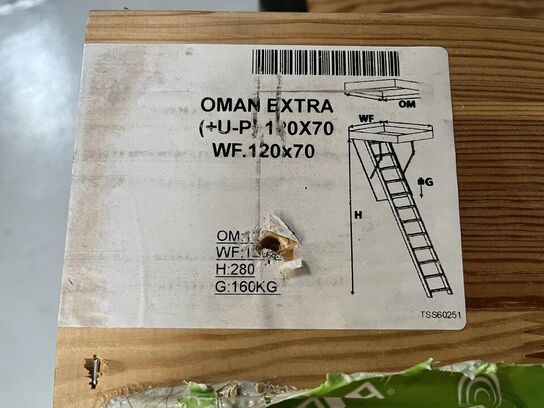 Loft lem m. Trappestige