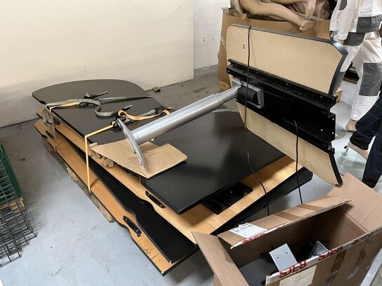 4. Stk. Hæve Sænke borde og Ben med Motor 