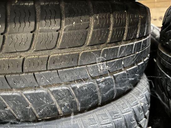 7. Stk. Dæk med stål fælge