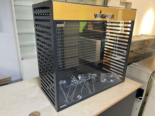 Udstillings disk til butik og Wagner vare skab 