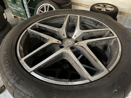 4. Stk. Dæk med AMG Alu fælge