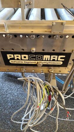 Rulle bånd med metal valser