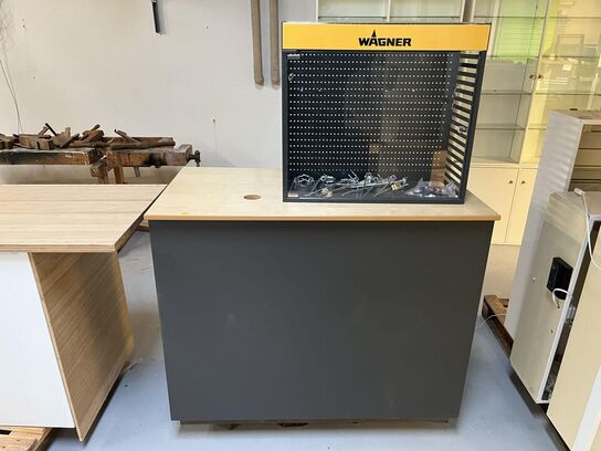 Udstillings disk til butik og Wagner vare skab 