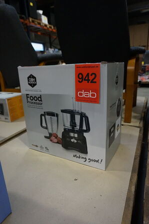 OBH Nordica Double Force Pro Manual Foodprocessor 