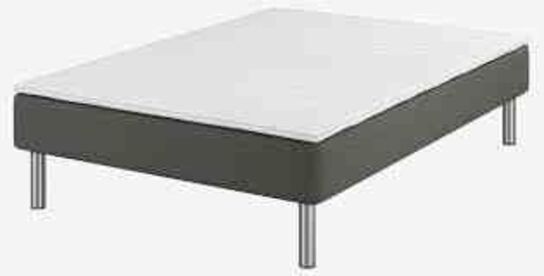 Nordisk Fjer boxmadrasseng 120x200 cm med Gel topmadras 