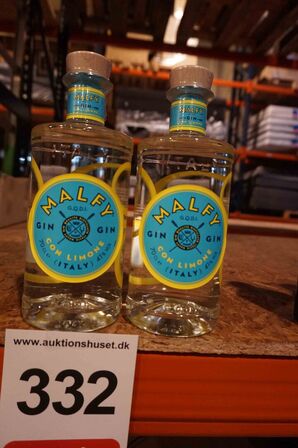 2 stk Malfy Gin con limone 70 cl. 41%
