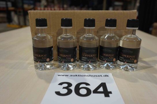 30 stk Copperpot miniature Gin 5 cl 40%