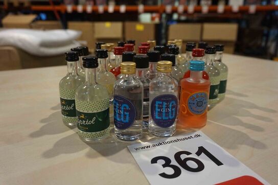 30 stk ass. Miniature Gin 5 cl