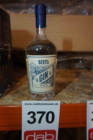 Berto distilled dry gin 70cl 43%