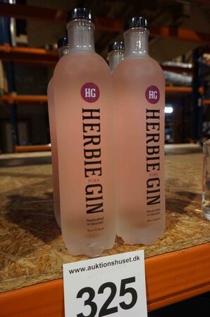 4 stk Herbie Gin Pink 70 cl. - 37,5%