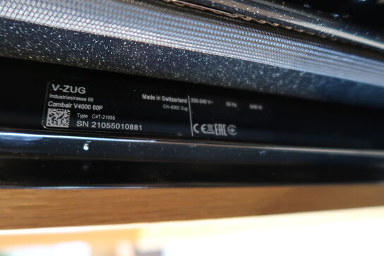 Ovn  V-ZUG Type: C4t-21055 Model: Combair V4000 60P