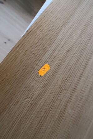 Hæve/sænkebord m. stol, skuffmodul mv.  IKEA Model: 002.552.56 