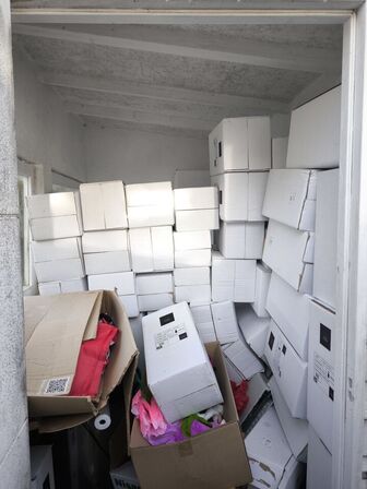 Is-skur uden indhold