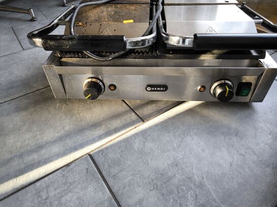 Dobbelt panini grill HENDI