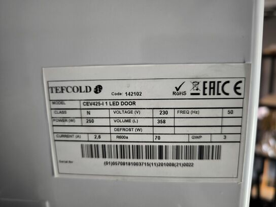 Køleskab TEFCOLDCEV425-I