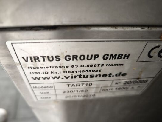 Varmeskab/bord VIRTUS TAR710