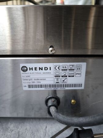 Dobbelt panini grill HENDI