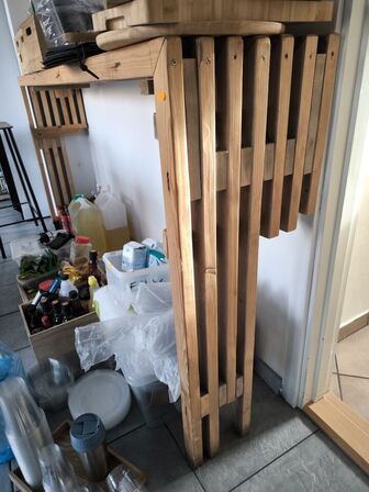 Barbord i træ (uden indhold)