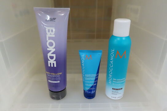 Shampoo, colour treatment & tørshampoo