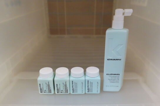 4 stk. Rejseshampoo samt curl enhancer KEVIN MURPHY