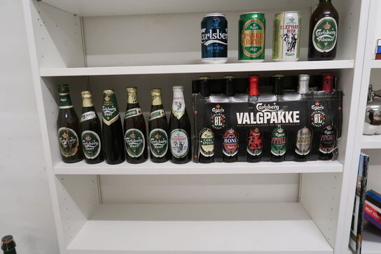 3 stk. reoler med indhold