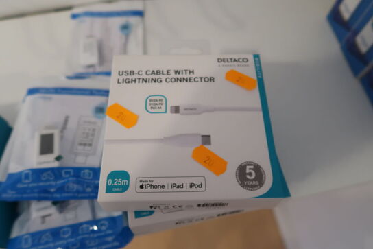 8 stk. USB-C stik samt testere