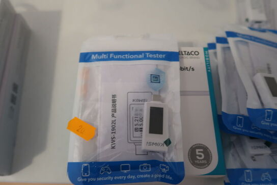 8 stk. USB-C stik samt testere