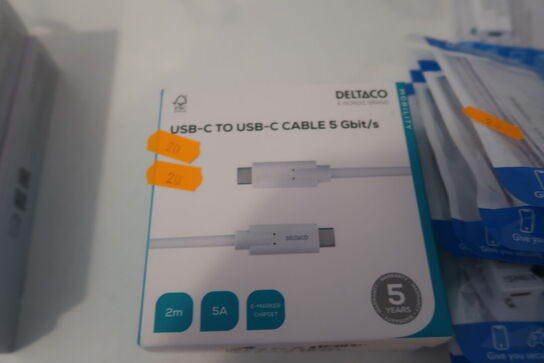 8 stk. USB-C stik samt testere