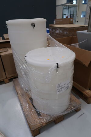 Palle med 2 stk. beholdere