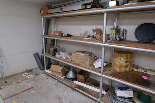 Div. lagerreoler med indhold