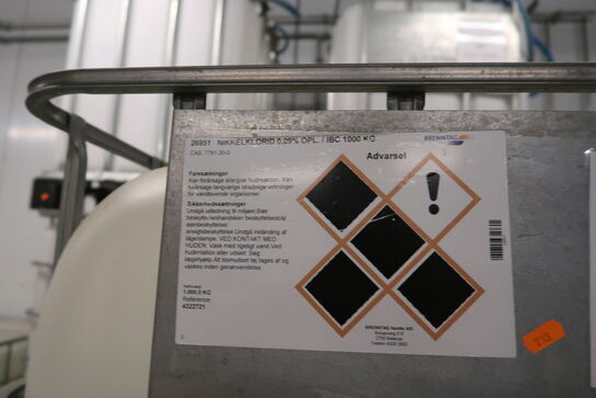 Palletank med nikkelklorid 0.09%