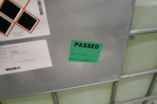 Palletank med Natriumbisulfitopl 38/40¤/IBC